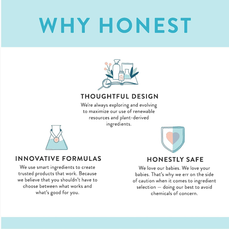 The Honest Company Foaming Bubble Bath | Gentle for Baby | Naturally Derived, Tear-free, Hypoallergenic | Citrus Vanilla Refresh, 12 fl oz